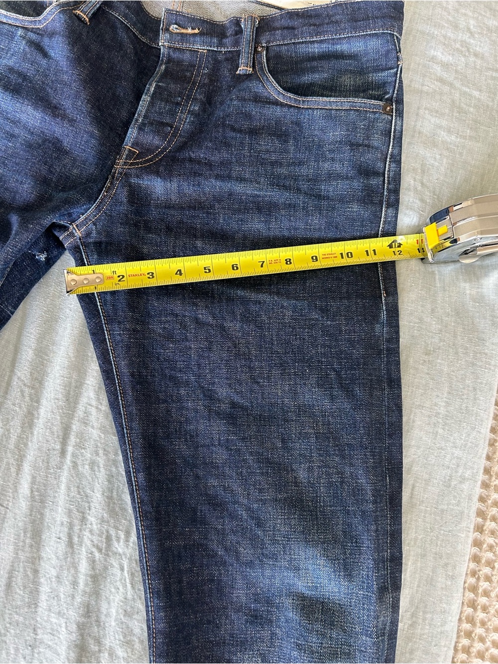 Rogue Territory Raw Japanese Denim Selvedge Made In USA Jeans 34x32 - Picture 8 of 10
